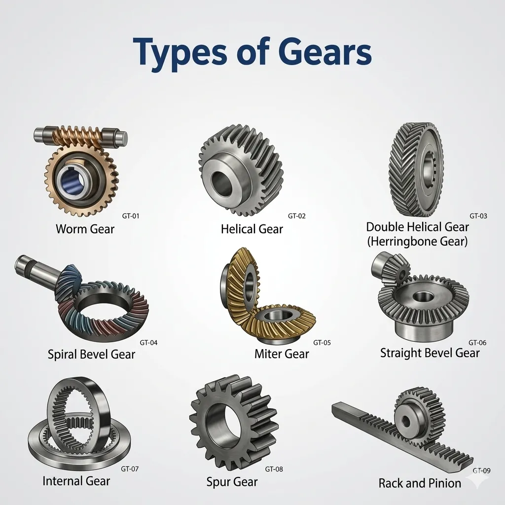 Bevel gear product range overview